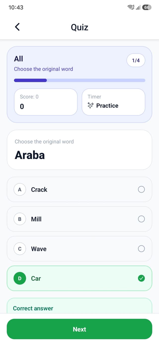 Adaptive Quiz